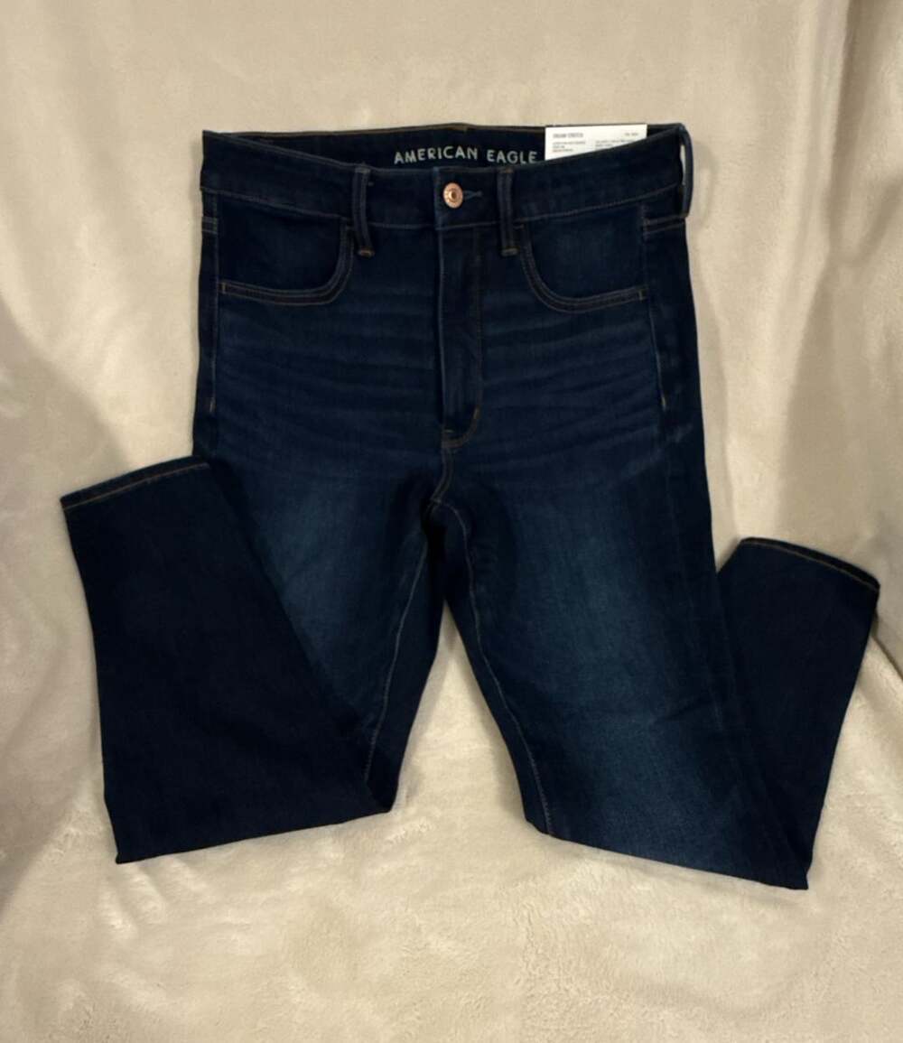 American Eagle Super High-Rise Jegging Size 6 X-Short Dark Ink